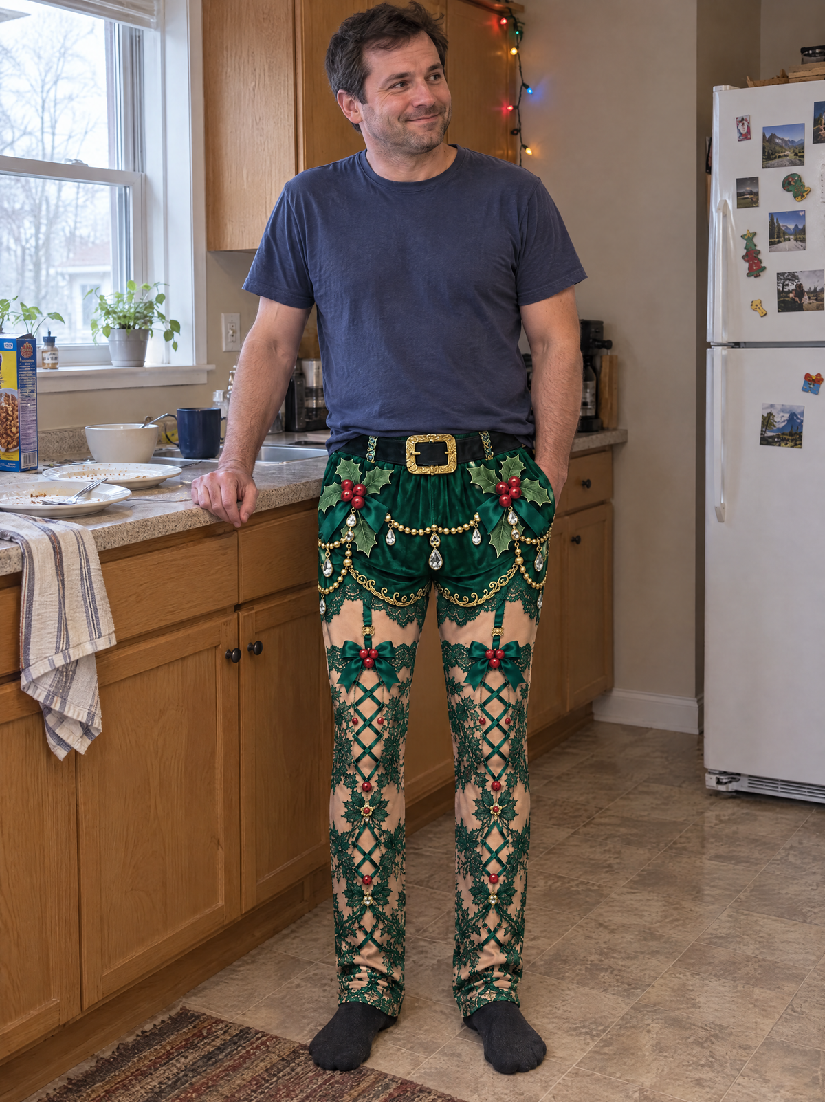 AI-created Bare Pajamas lifestyle scene 2